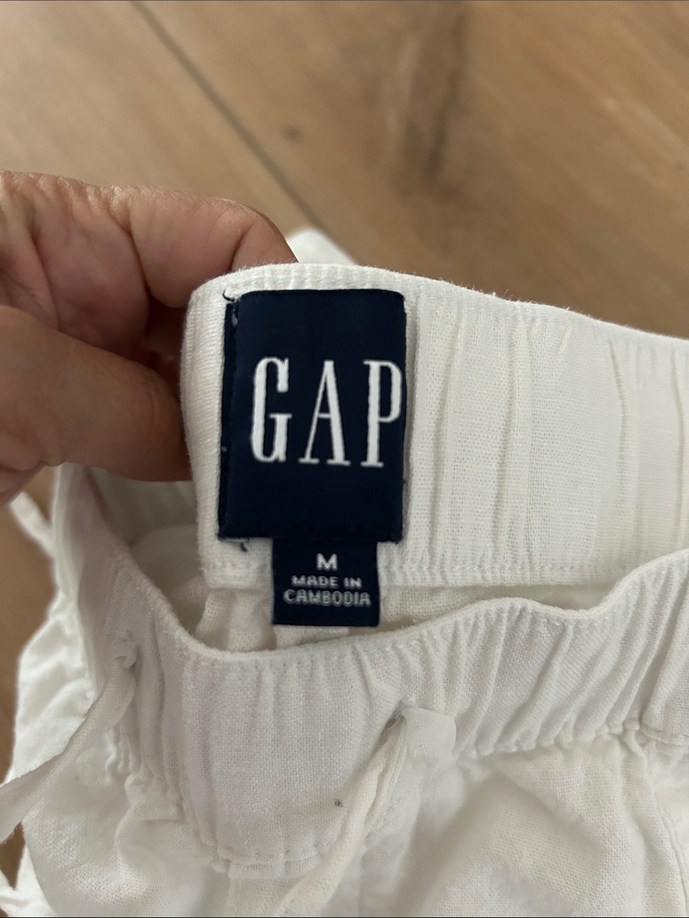 Worn once- GAP Wide Leg Linen Beach Pants - Picture 2 of 10